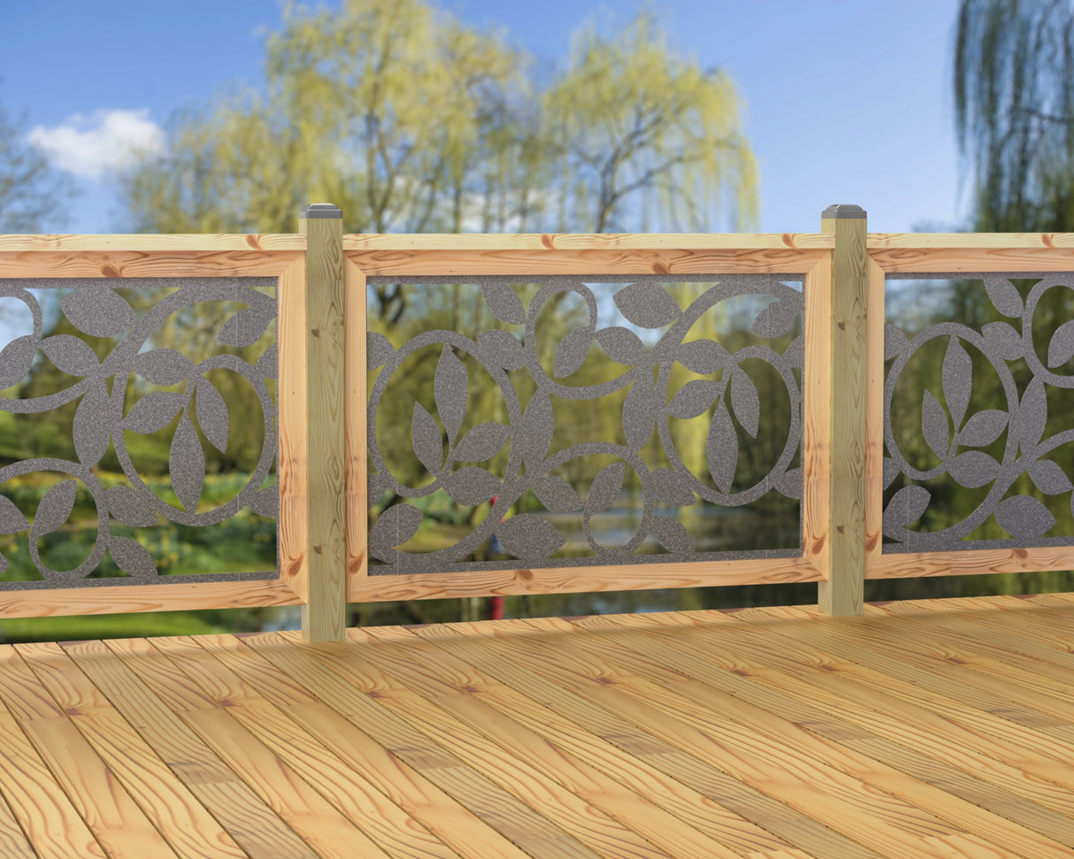 47"x30" - Vine Pattern Fence/Gate Panel Insert