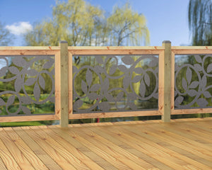 47"x30" - Vine Pattern Fence/Gate Panel Insert