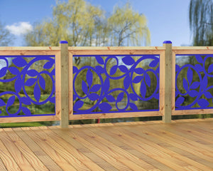 47"x30" - Vine Pattern Fence/Gate Panel Insert