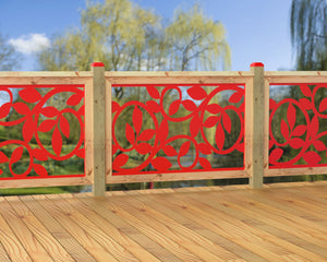47"x30" - Vine Pattern Fence/Gate Panel Insert
