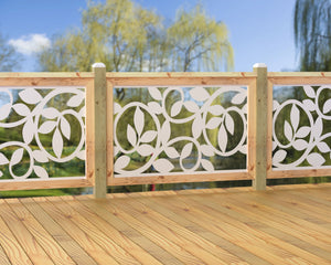 47"x30" - Vine Pattern Fence/Gate Panel Insert