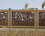 Botanica Wave Railing Panel Insert - Madison Iron and Wood