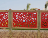 Botanica Wave Railing Panel Insert - Madison Iron and Wood