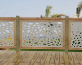 Botanica Wave Railing Panel Insert - Madison Iron and Wood