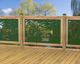 47"x30" - Duck Pond Fence/Gate Panel Insert - Madison Iron and Wood