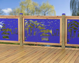 47"x30" - Duck Pond Fence/Gate Panel Insert - Madison Iron and Wood
