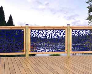 47"x30" - Flowing Leaves Fence/Gate Panel Insert