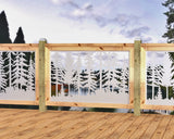 47"x30" - Forest Landscape Fence/Gate Panel Insert - Madison Iron and Wood