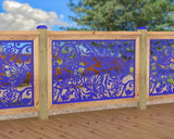 Butterflies and Hummingbirds Railing Panel Insert