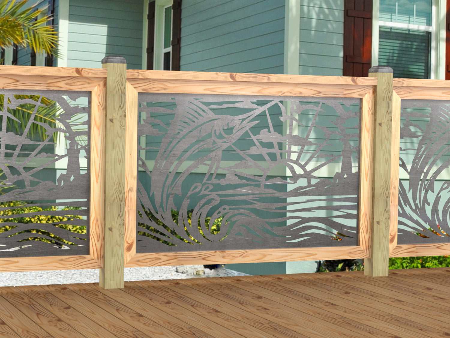 Marlin Jumping Railing Panel Insert