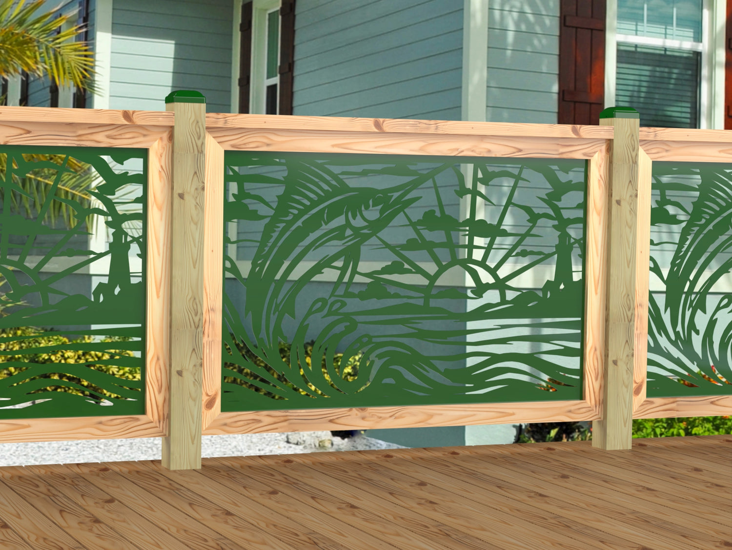 Marlin Jumping Railing Panel Insert