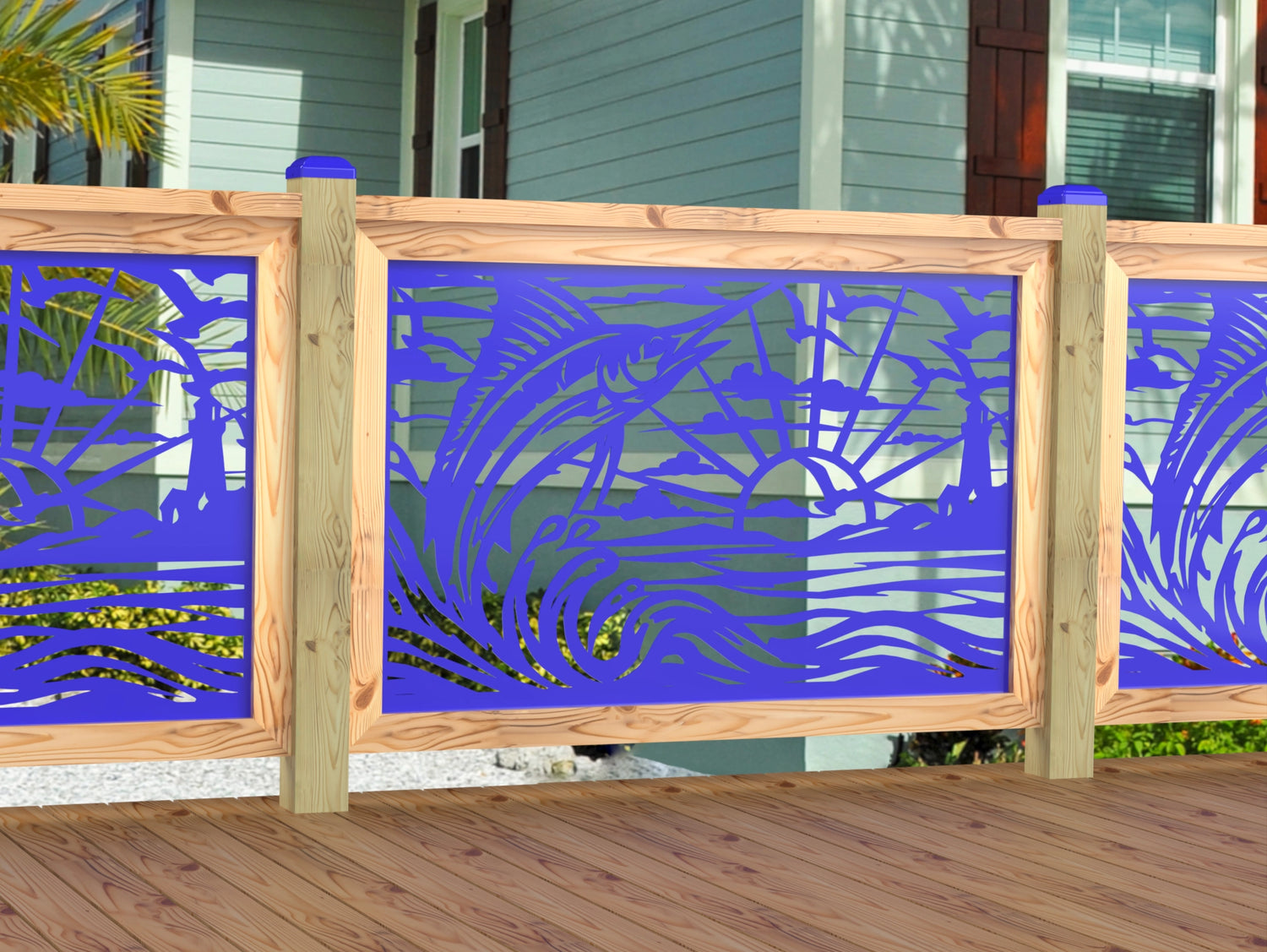 Marlin Jumping Railing Panel Insert