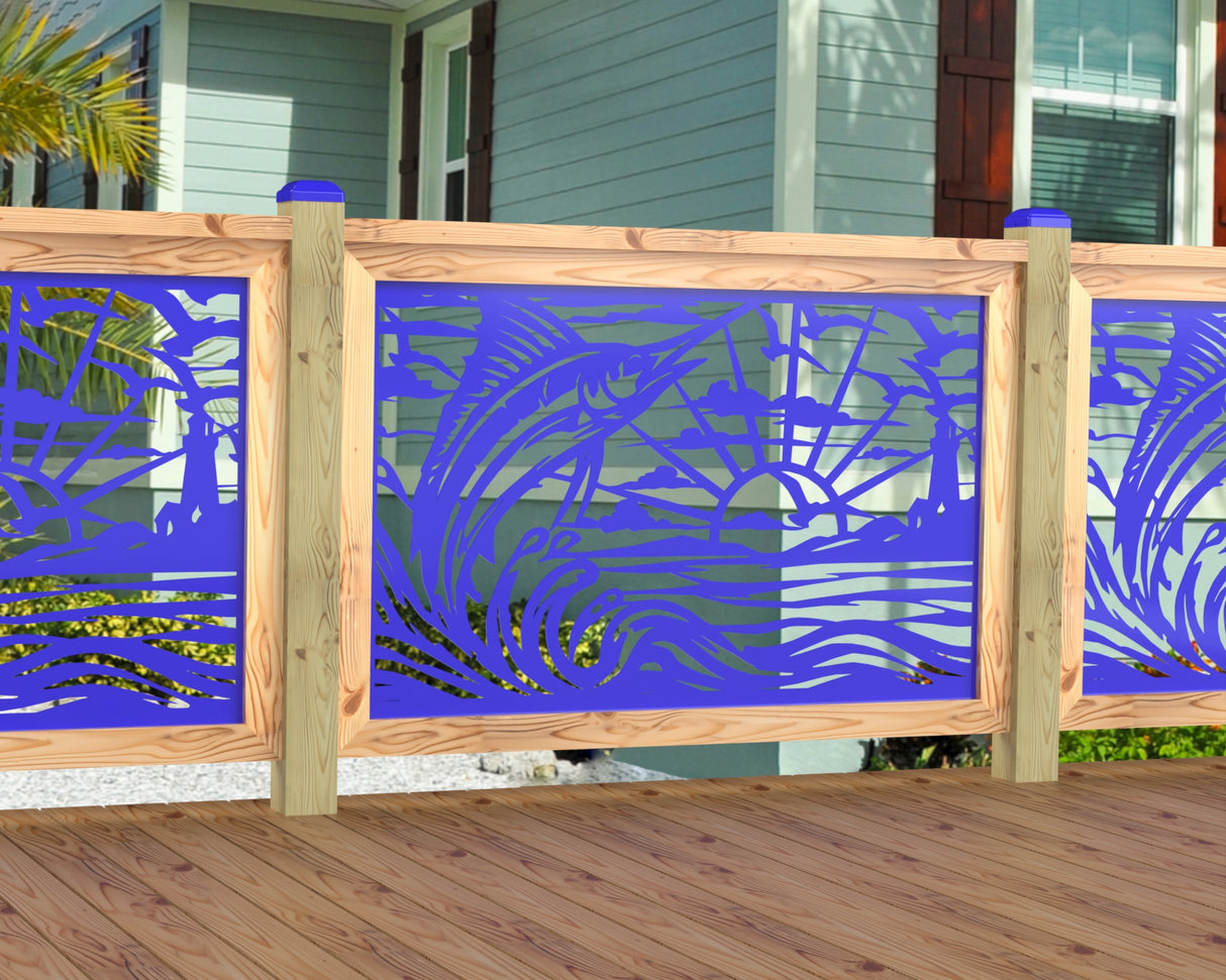 Marlin Jumping Railing Panel Insert