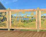 Sailboat at Sunset Railing Panel Insert