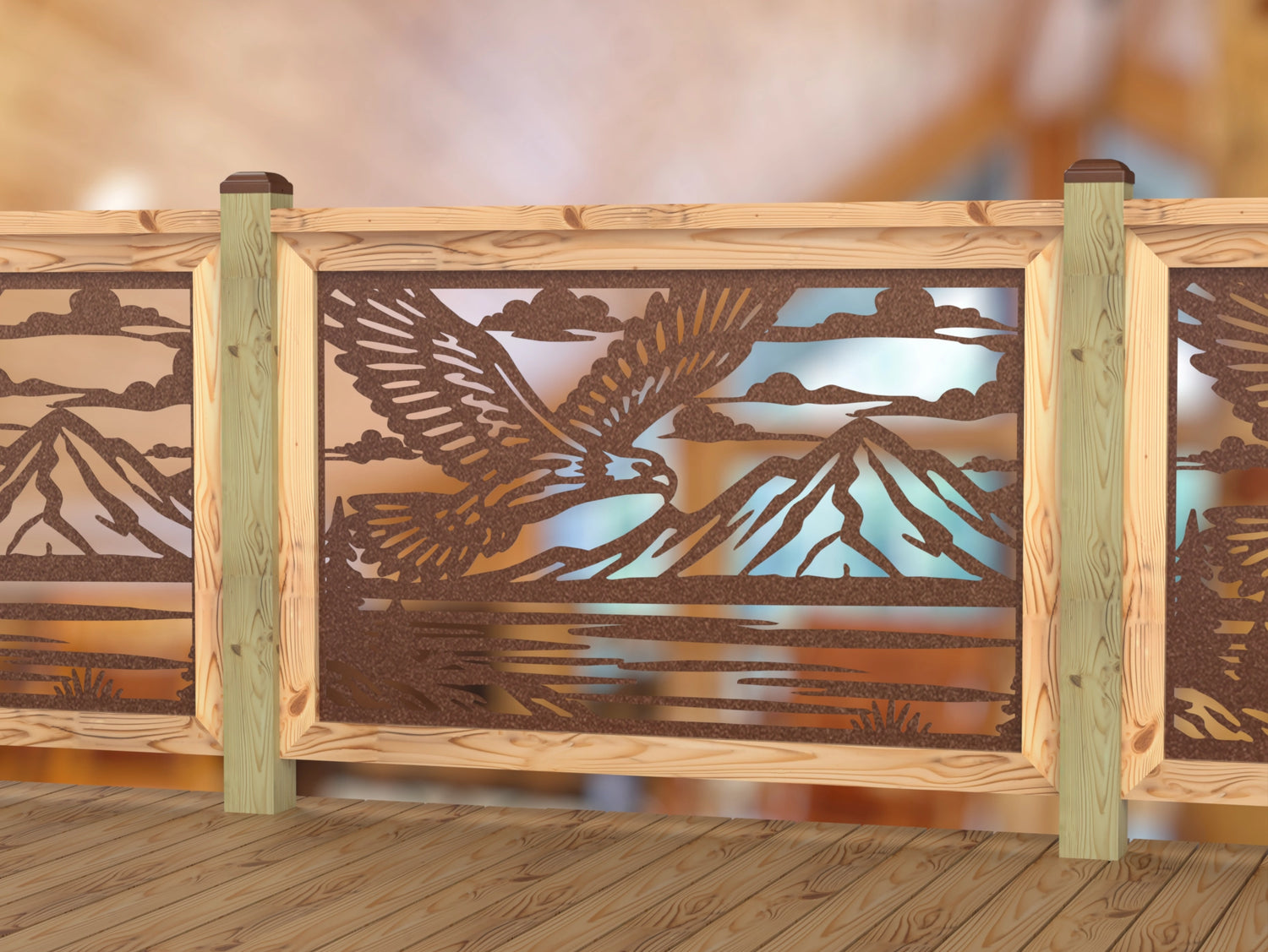 Soaring Eagle Railing Panel Insert