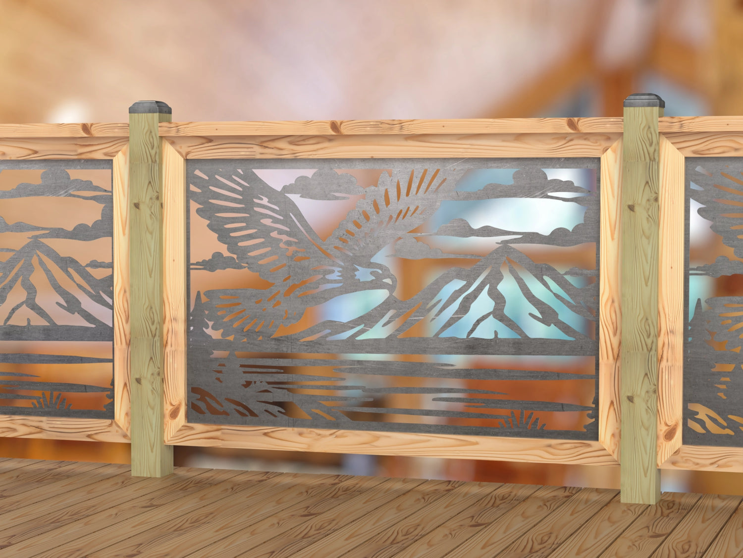 Soaring Eagle Railing Panel Insert