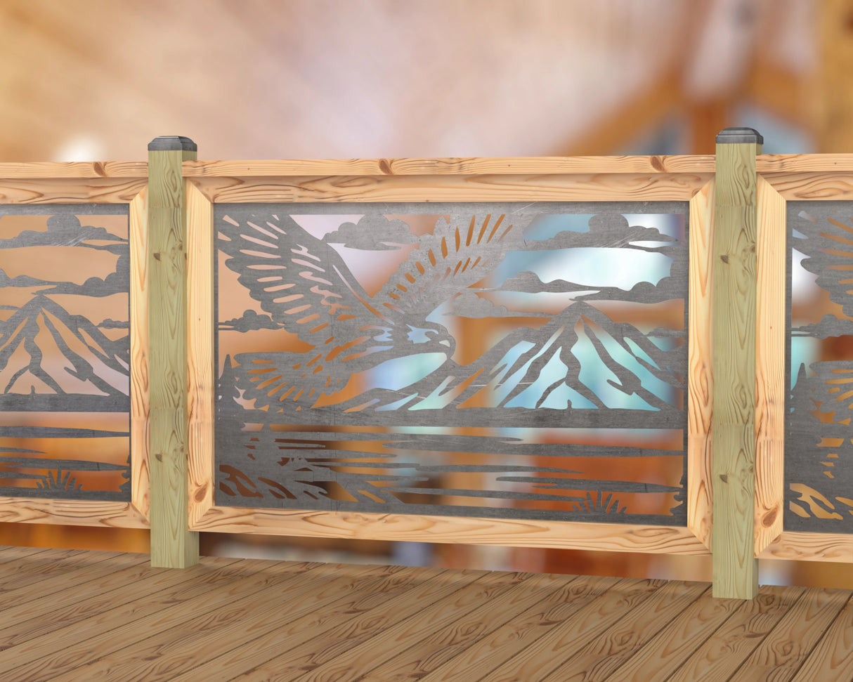 Soaring Eagle Railing Panel Insert