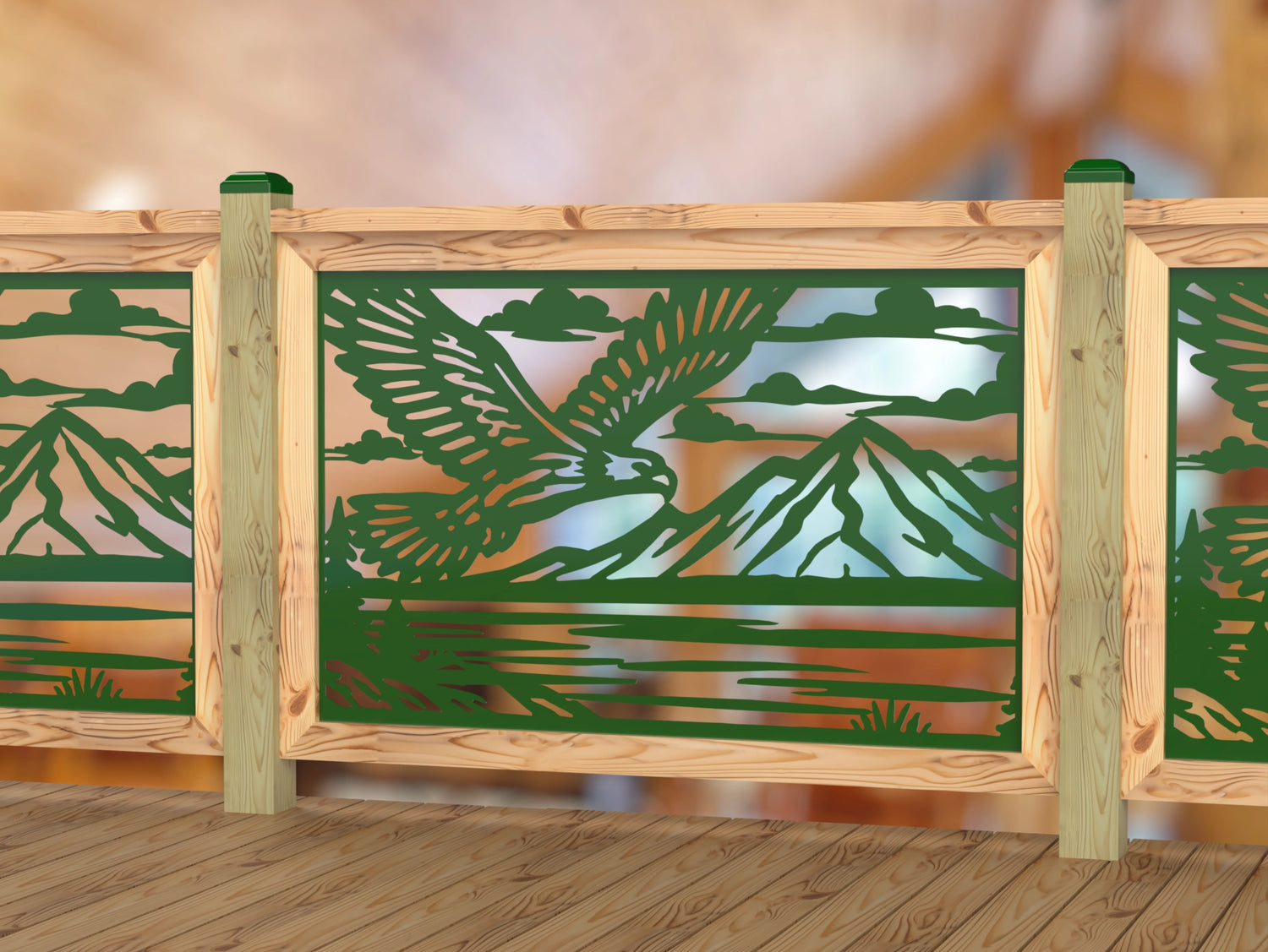 Soaring Eagle Railing Panel Insert