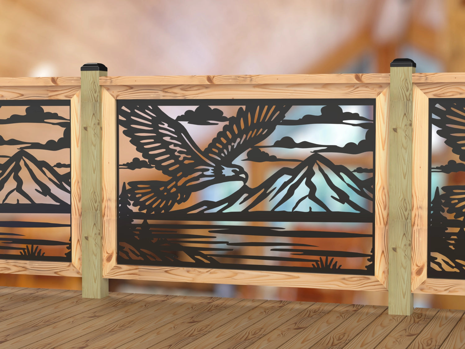 Soaring Eagle Railing Panel Insert