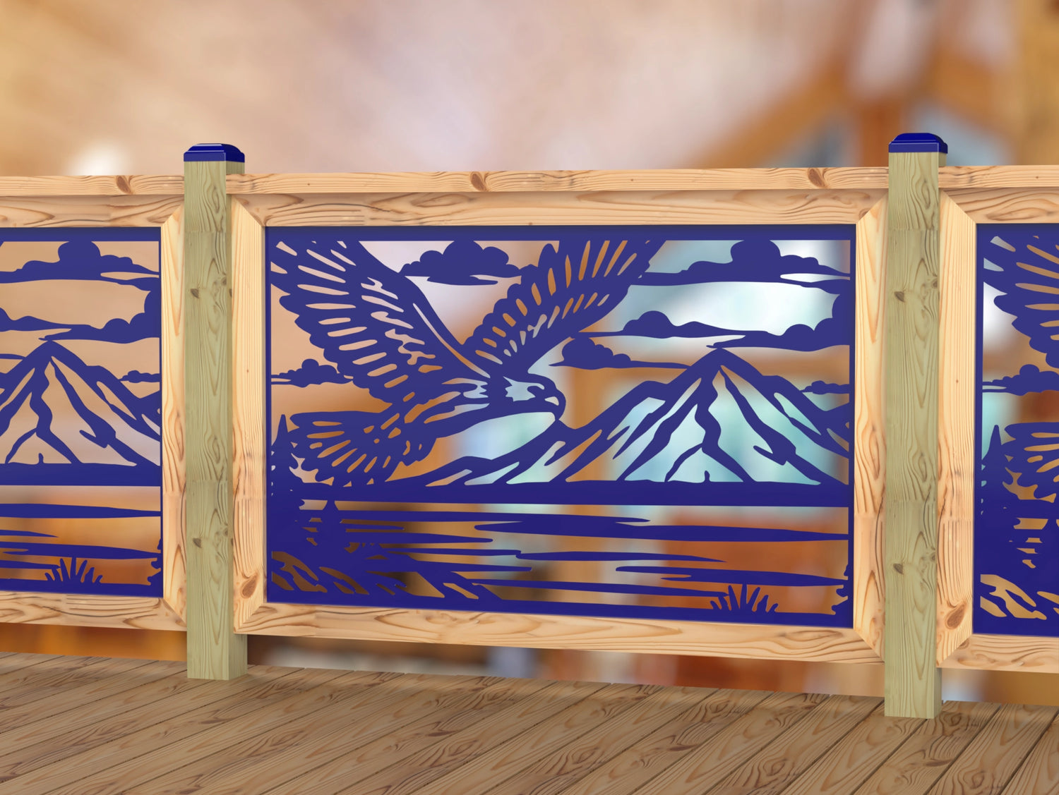 Soaring Eagle Railing Panel Insert