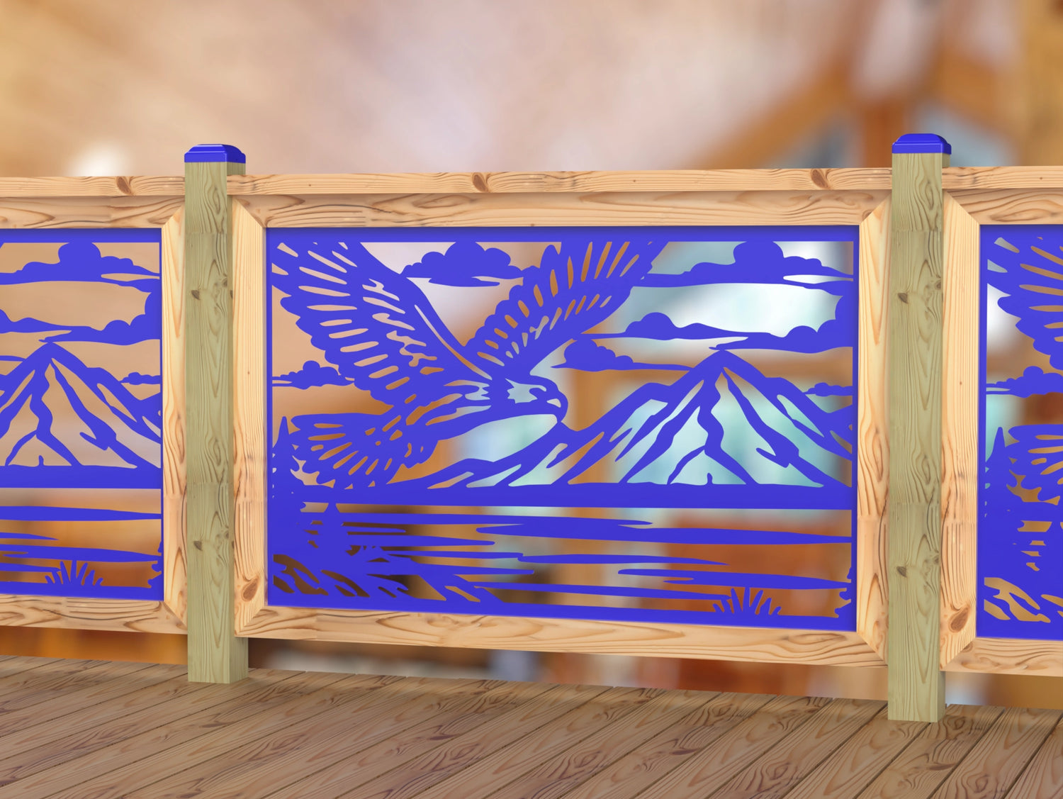Soaring Eagle Railing Panel Insert