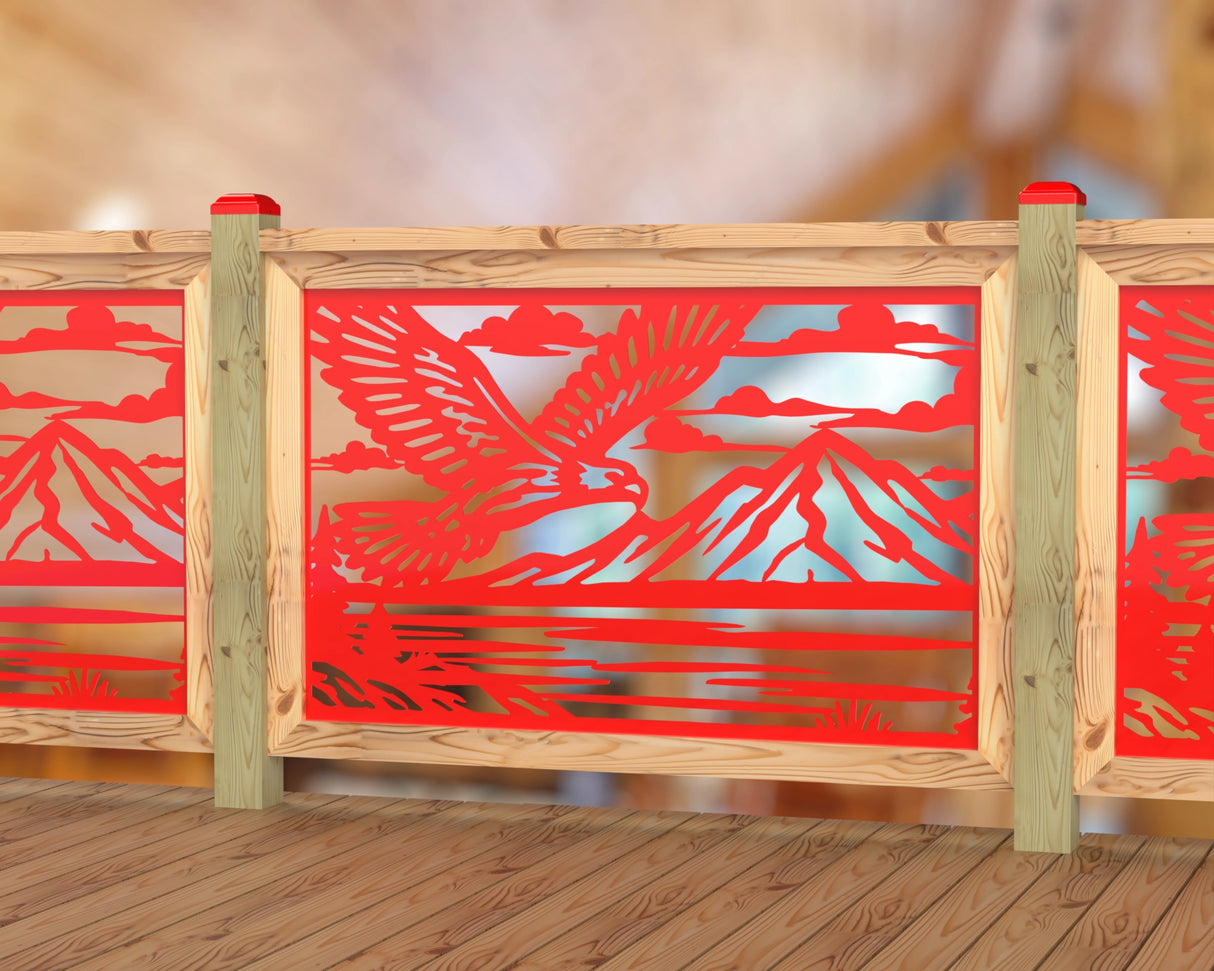 Soaring Eagle Railing Panel Insert