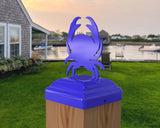 Crab Fence Post Cap (Multiple Post Sizes Available) - Madison Iron and Wood