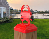 Crab Fence Post Cap (Multiple Post Sizes Available) - Madison Iron and Wood