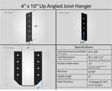 Soporte para colgar vigas de 2"x6"