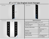 Soporte para colgar vigas de 2"x6"