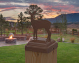 Doe Fence Post Cap (Multiple Post Sizes Available) - Madison Iron and Wood