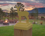 Doe Fence Post Cap (Multiple Post Sizes Available) - Madison Iron and Wood