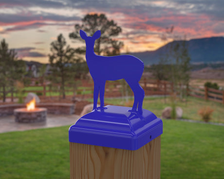 Doe Fence Post Cap (Multiple Post Sizes Available) - Madison Iron and Wood