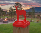 Doe Fence Post Cap (Multiple Post Sizes Available) - Madison Iron and Wood