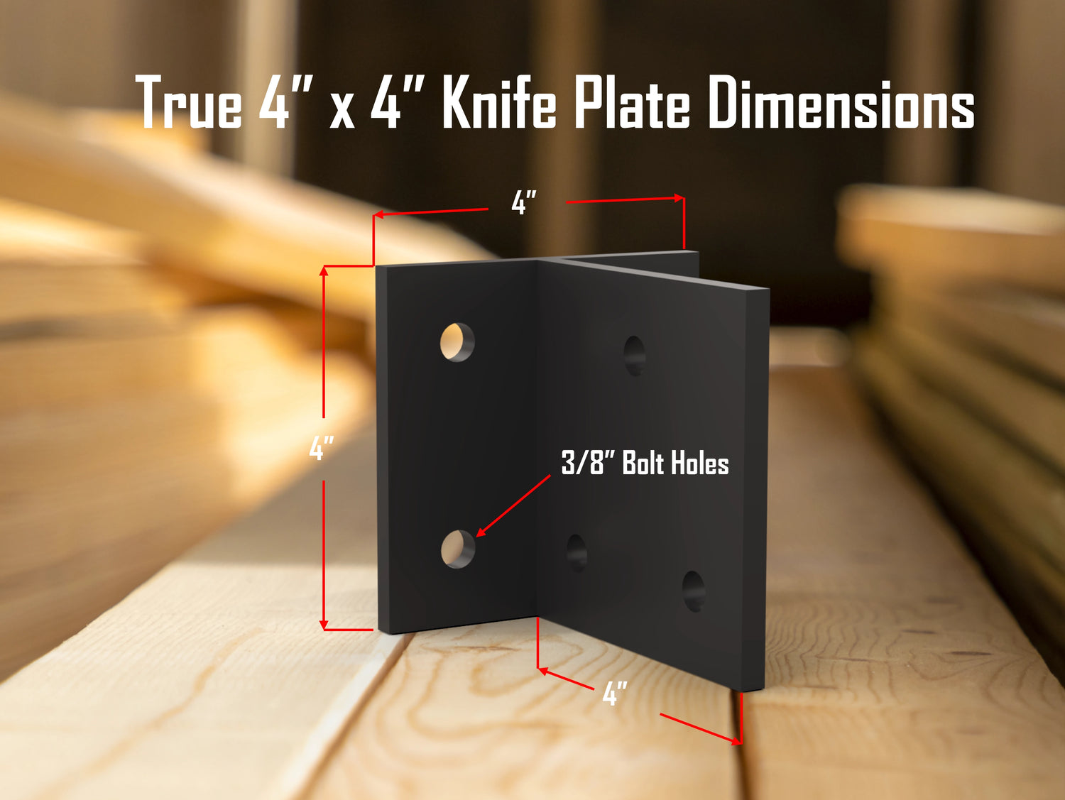 Knife Plate Brackets - Madison Iron and Wood