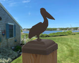 Pelican Fence Post Cap (Multiple Post Sizes Available) - Madison Iron and Wood