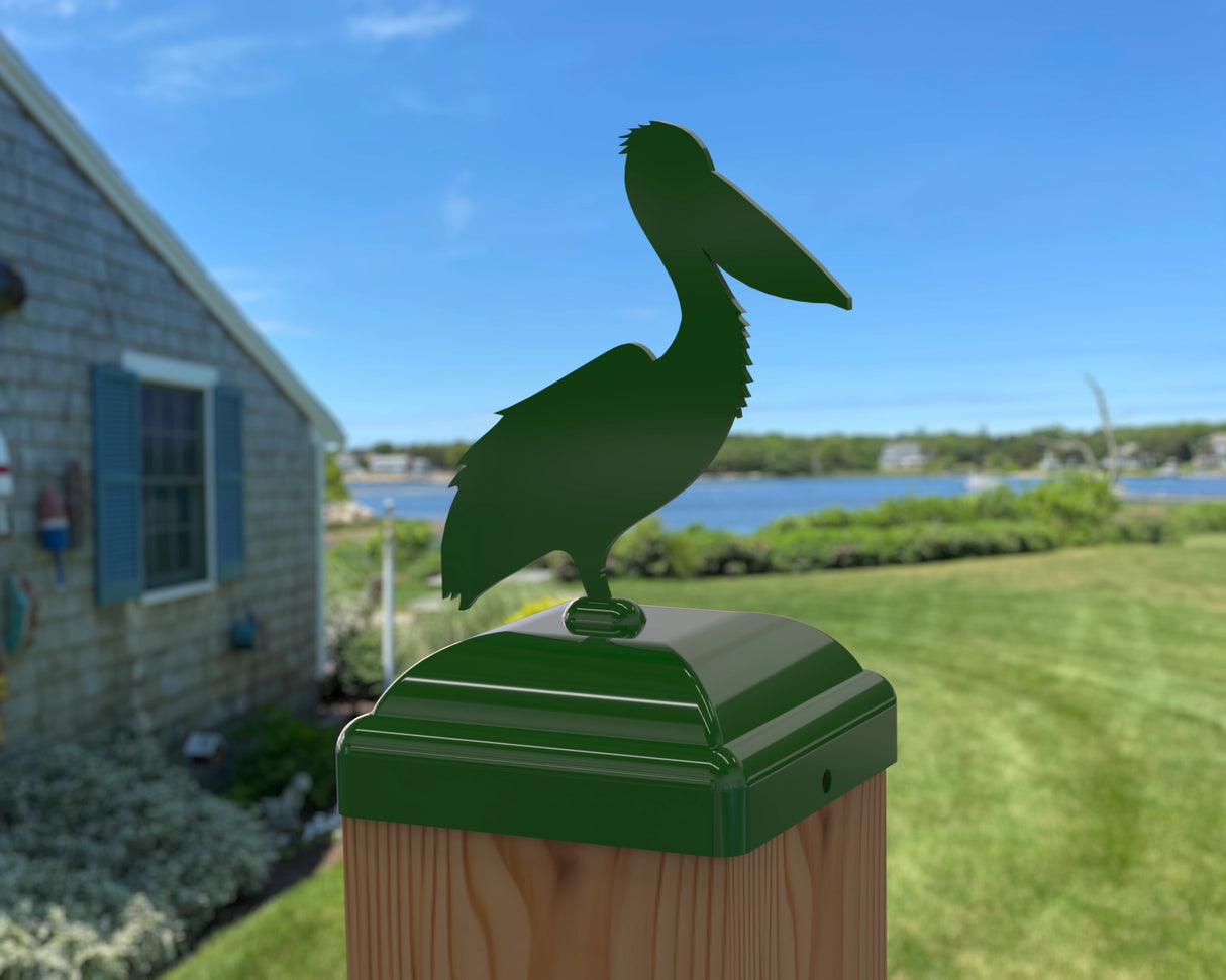 Pelican Fence Post Cap (Multiple Post Sizes Available) - Madison Iron and Wood