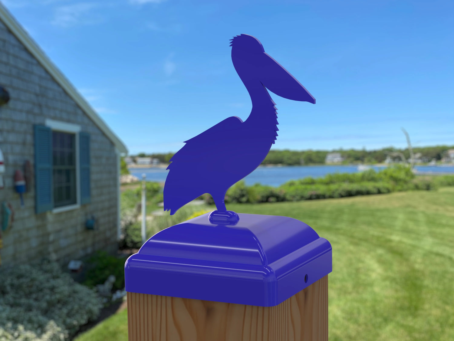 Pelican Fence Post Cap (Multiple Post Sizes Available) - Madison Iron and Wood