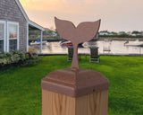 Whale Tail Fence Post Cap (Multiple Post Sizes Available) - Madison Iron and Wood