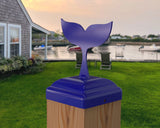 Whale Tail Fence Post Cap (Multiple Post Sizes Available) - Madison Iron and Wood