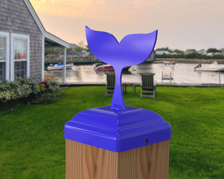 Whale Tail Fence Post Cap (Multiple Post Sizes Available) - Madison Iron and Wood