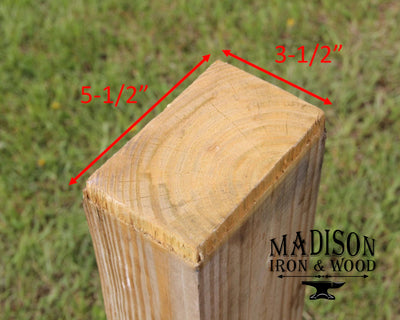 4x6 Big Foot Post Cap - Madison Iron and Wood - Post Cap - metal outdoor decor - Steel deocrations - american made products - veteran owned business products - fencing decorations - fencing supplies - custom wall decorations - personalized wall signs - steel - decorative post caps - steel post caps - metal post caps - brackets - structural brackets - home improvement - easter - easter decorations - easter gift - easter yard decor