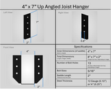 Soporte para colgar vigas de 2"x6"