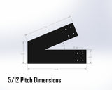 Web Truss Industrial Brackets, For 6 Inch Lumber