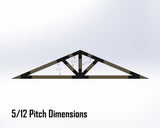 Web Truss Industrial Brackets, For 4 Inch Lumber - Madison Iron and Wood