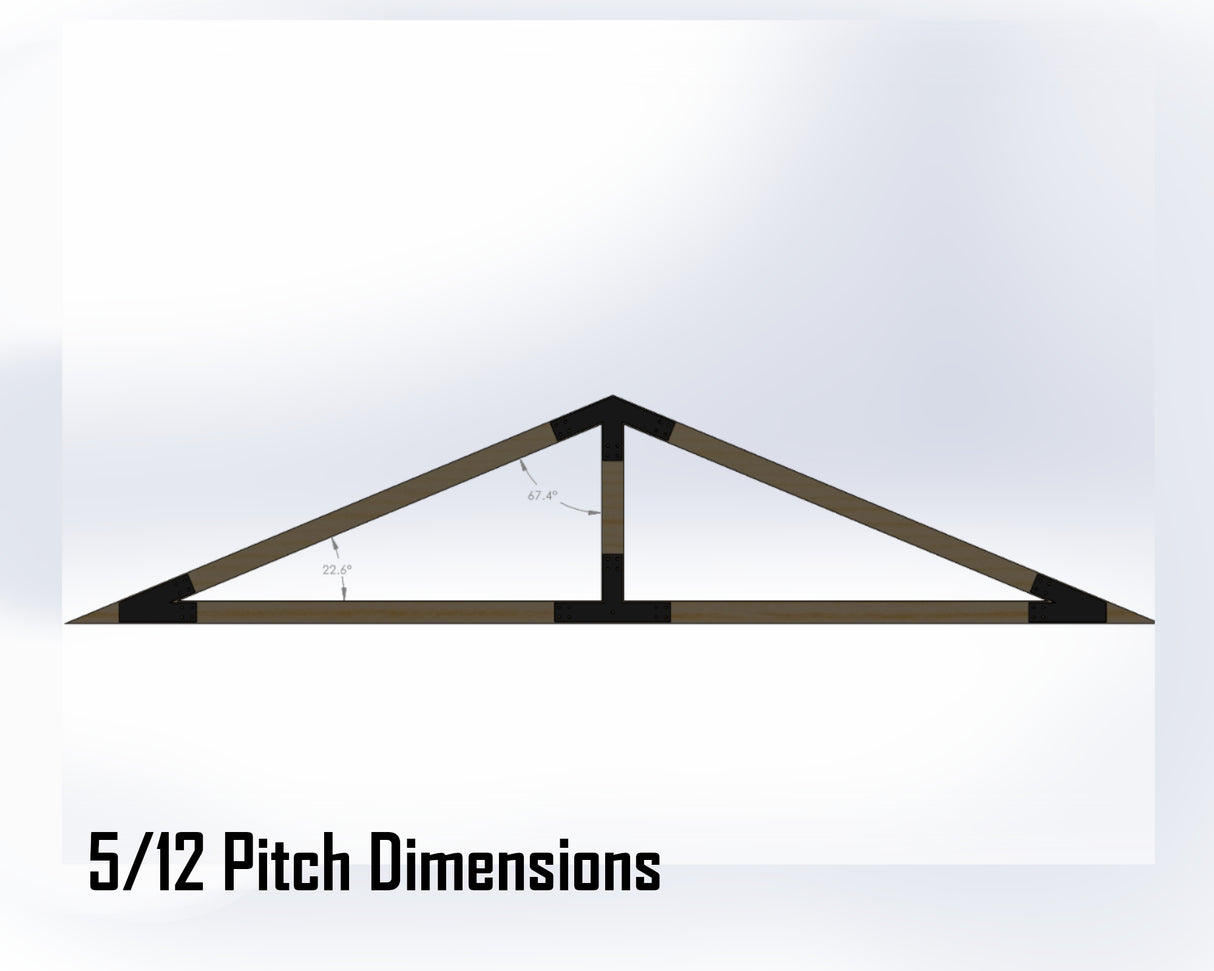 King Truss Industrial Bracket Set, For 4 Inch Lumber