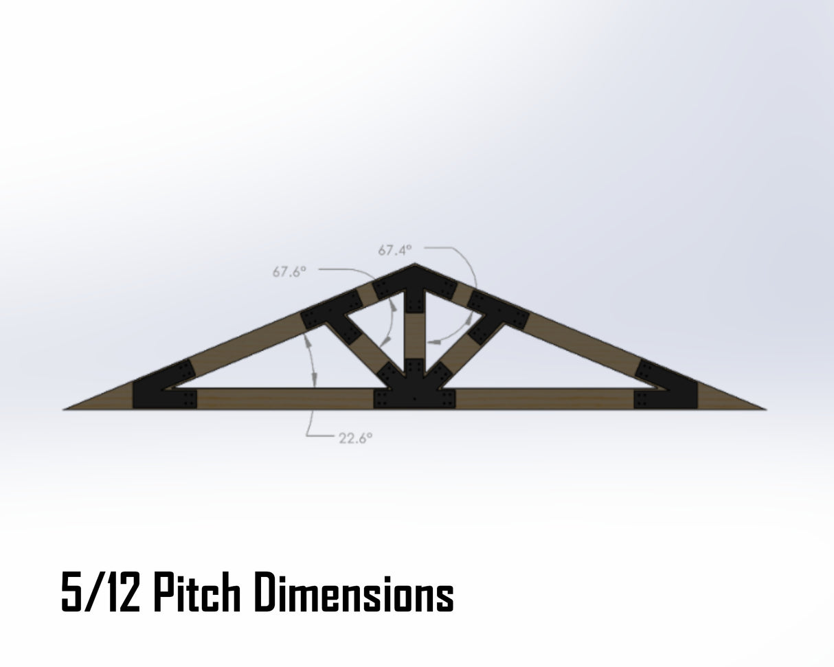 Web Truss Industrial Brackets, For 8 Inch Lumber - Madison Iron and Wood