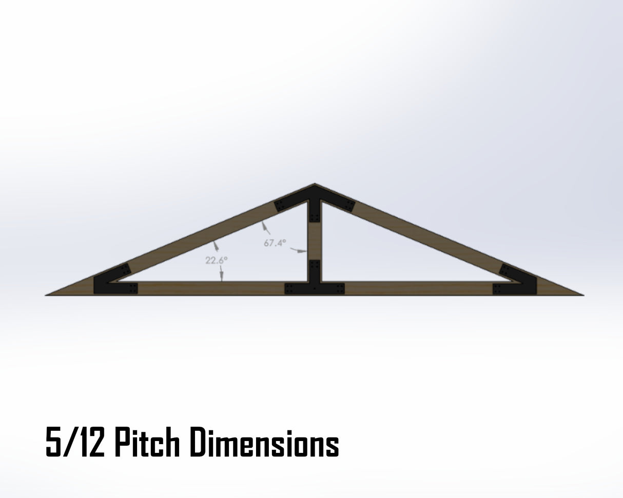 King Truss Industrial Brackets, For 6 Inch Lumber - Madison Iron and Wood