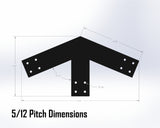 King Truss Industrial Bracket Set, For 4 Inch Lumber