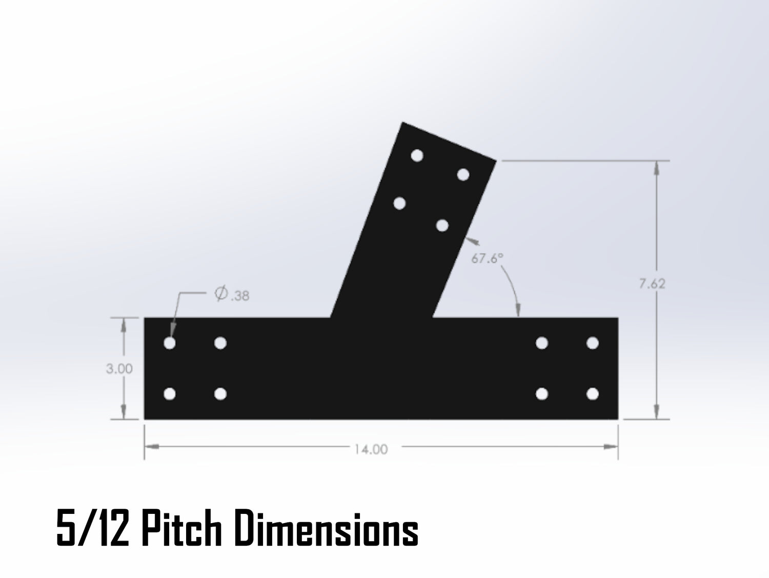 Web Truss Industrial Brackets, For 4 Inch Lumber - Madison Iron and Wood
